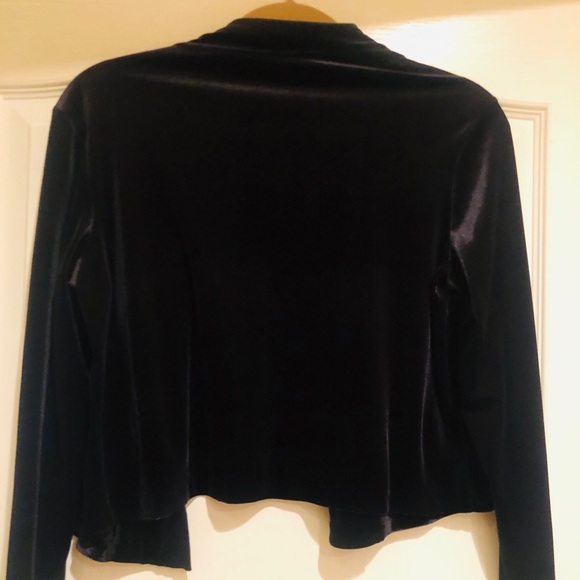 Black Velvet Jacket - Picture 3 of 3